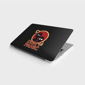 Resim Laptop Sticker Notebook Pc Kaplama Etiketi Dont Panic 