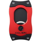 Resim Colibri Siyah-metalik Kırmızı S-cut Düz Puro Kesici 