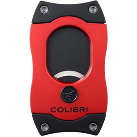 Resim Colibri Siyah-metalik Kırmızı S-cut Düz Puro Kesici 