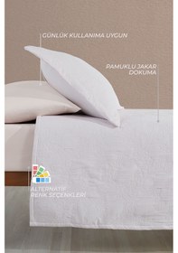 Resim Elart Nice Yatak Örtüsü Tek Kişilik Krem 