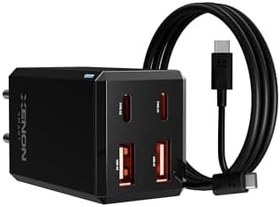 Resim Xenon Smart Hızlı Şarj Adaptörü 65W GaN + Type-C Kablo 100W PD | 4 Port iPhone & Samsung Uyumlu X6425 