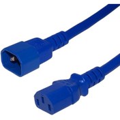 Resim C13-C14 Power Kablosu 2 Metre Mavi 3X1.5 Mm 
