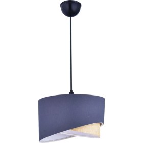 Resim Elips 2 Katlı Kumaş Pasta Avize Çocuk Odası Yatak Odası Salon Mutfak Hol 