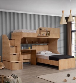 Resim Setay Ranza, Aura Ranza Karyola Masa, Açık Ceviz 