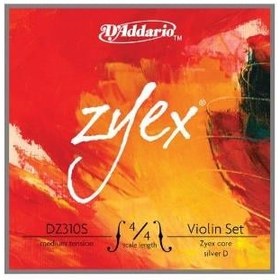 Resim D'Addario DZ310S Zyex Keman Tel Seti (4/4) | Gümüş Sarımlı Re (D) Teli ile Güçlü Projeksiyon Zengin Tonal Derinlik ve Üstün Yay Tepkisi 