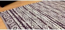 Resim 4m2 Karmur Desen, Serme Biyeli Çok Amaçlı Halı Örtüsü, Pike, Savan 