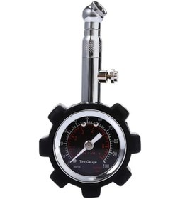 Resim Chuangyinshop High Accuracy Tire Pressure Gauge Black 100 Psi Car Truck Motorcycle Tyre Gauge Automotive Tools 