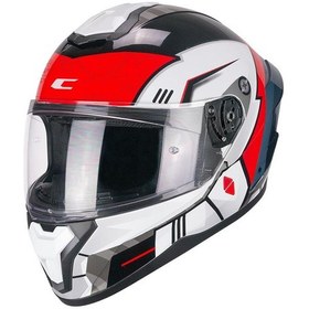Resim Cgm 330r Rıot Space Kapalı Kask Siyah/kırmızı 