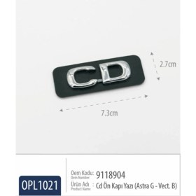Resim CD Yazısı Opel 