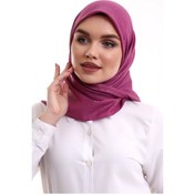 Resim Kofra Desenli Baş Örtü - Fuşya 