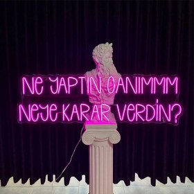 Resim Ne Yaptın Canım Neye Karar Verdin ?- Neon Tabela 