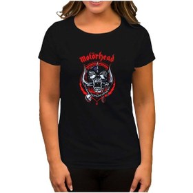 Resim Motörhead Everything Louder Siyah Kadın Tişört Siyah 