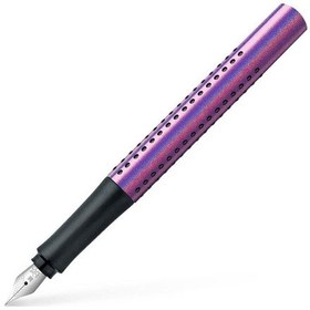 Resim Faber Castell Grip Dolmakalem M Uç Mor Işıltılı Çok Renkli 