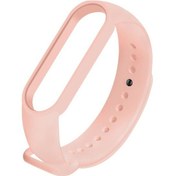 Resim Sones Xiaomi Mi Band 6 İçin Düz Renkli Silikon Watch Band 