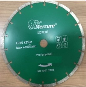 Resim Mercure 180x2.2x22 Soketli Beton Kesme Diski Yeşil 