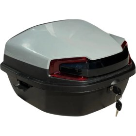 Resim Giza Motor Motosiklet Çantası 33 Litre Nardo Gri SH125 Renkli Plastik Malzeme ile Dayanıklı ve Güvenli 