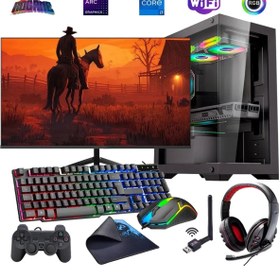 Resim Rogame I7 13700F 16GB Ddr4 480SSD 12GB Arc B580 24" Mon. Oyun Bilgisayarı (Gaming Set) 