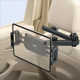Resim Go Des GD-HD323 360 Derece Dönebilen Uzatılabilir Arka Koltuk Araç Telefon Tutucu - Siyah 