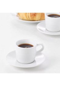 Resim Türk Kahvesi Fincanı, Beyaz, 6 Cl Beyaz 