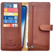 Resim Rich Smith Unisex Portföy Kartlık Cüzdan 4230 Mat Taba 