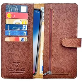 Resim Rich Smith Unisex Portföy Kartlık Cüzdan 4230 Mat Taba 