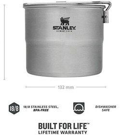 Resim Stanley Adventure Paslanmaz Çelik 2.0 2 Kişilik Pişirme Seti 