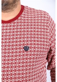 Resim Starbattal Büyük Beden Erkek Bisiklet Yaka Sweatshirt 22715-778 