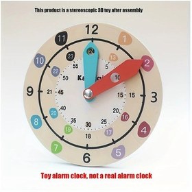 Resim Willowhaven Ahşap Eğitici Çocuk Saati Zaman Yönetimi Öğrenme Oyuncağı 