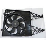 Resim Seat Leon 99/05 Radyatör Fan Davlumbazı Komple 1.6/1.8/1.8t/1.9 Tdı 7 Kanat Motorlu Ori S 