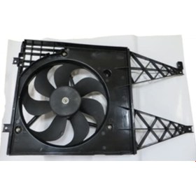 Resim Seat Leon 99/05 Radyatör Fan Davlumbazı Komple 1.6/1.8/1.8t/1.9 Tdı 7 Kanat Motorlu Ori S 