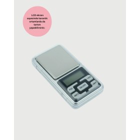 Resim TKÇ 300 gr Hassas Cep Terazisi Mavi Işıklı LCD Ekranlı 