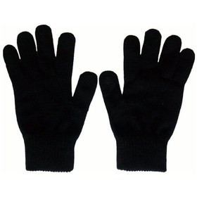 Resim Ünisex Siyah Kışlık Eldiven Siyah 