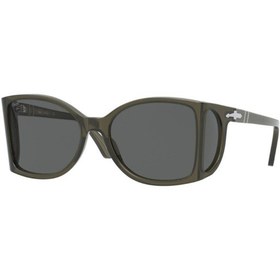 Resim Persol Ps0005 1103b1 Oval Gri Erkek Güneş Gözlüğü 