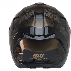Resim MTS X-340 FULL FACE GÜNEŞ VİZÖRLÜ KASK (GOLDY) 