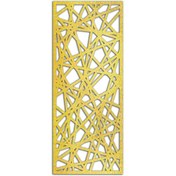 Resim Liar Dekor Liar Ahşap Seperatör (Paravan) - KSP-212 - (18 mm) - (60 cm x 160 cm) - (Gold) 