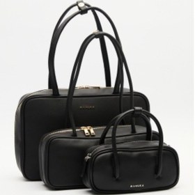 Resim Manuka Mini Bowling Çanta - Siyah 