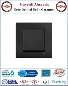Resim Viko Novella Tekli Anahtar - Çerçeve Dahil - Renk Siyah 