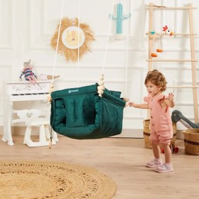 Resim Konfor Bebek Salıncak - Koyu Yeşil 