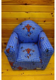 Resim Örümcek Adam Desenli Lacivert Çocuk Koltuğu Lacivert 