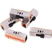 Resim Mingjin Shop 1 Lot Minyatür Geçiş Değiştirme Kutuplu Çift Atışlı SS-23E03G2(2P3T) Montaj 3 Dosya Aksesuarları Anahtar Düğmesi Anahtarları (Yurt Dışından) 