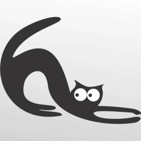Resim Folyo Özel Yeni Sticker Kedi 115 