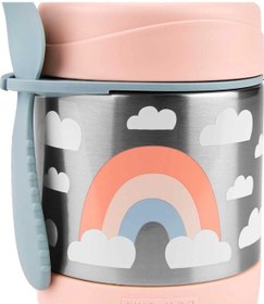 Resim Skip Hop Zoo Paslanmaz Çelik Termos 325 Ml Gökkuşağı Çok Renkli 