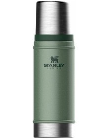 Resim Stanley 0.47L Classic Legendary Bottle Hammertone Termos Yeşil 