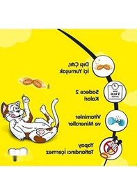 Resim Peynirli Ve Sığırlı Kuru Kedi Ödül Maması 2'li Paket 60 Gr 0.75 LT - 2.5 LT - 12 KG 