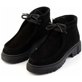 Resim Siyah Leather Kadın Bot & Bootie K02041200502 Siyah 