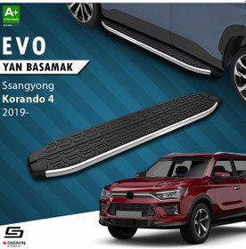 Resim S-dizayn Ssangyong Korando Evo Krom Yan Basamak 183 Cm 2019 Üzeri 