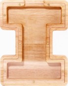 Resim Reedark Kişiselleştirilebilir Ahşap Kumbara - 26 Harf Seçeneği İle Özel Tasarım Para Biriktirme Kutusu 