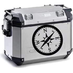 Resim Ogec Worx Pusula Motosiklet Çanta Sticker Etiket Modeli 3 