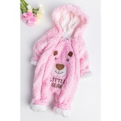 Resim Babymod Sevimli Ayıcık Welsoft Peluş Astronot Kız Bebek Tulum 