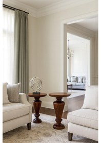 Resim 2 Li Doğal Masif Ahşap Yan Sehpa Seti Fındık Renk Zigon Ve Fiskos Model Kahverengi 